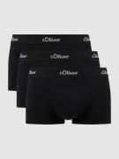 s.Oliver RED LABEL Trunks mit Stretch-Anteil im 3er-Pack in Black, Grö...