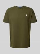 Polo Ralph Lauren Regular Fit T-Shirt aus reiner Baumwolle mit Label-S...