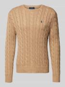 Polo Ralph Lauren Regular Fit Strickpullover aus reiner Baumwolle Mode...