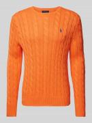 Polo Ralph Lauren Regular Fit Strickpullover aus reiner Baumwolle Mode...