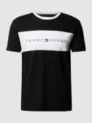 Tommy Hilfiger T-Shirt mit Label-Print in Black, Größe L
