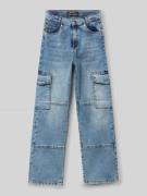 Blue Effect Regular Fit Jeans mit Cargotaschen in Blau, Größe 140