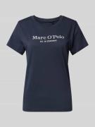 Marc O'Polo T-Shirt mit Label-Print Modell 'MIX N MATCH' in Dunkelblau...