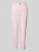 MAC Slim Fit Chino mit verkürztem Schnitt Modell 'TURN UP' in Rosa, Gr...