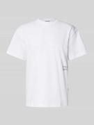 ANNARR T-Shirt mit Label-Print Modell 'RAVI' in Weiss, Größe S