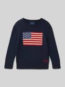 Polo Ralph Lauren Kids Strickpullover mit Motiv- und Label-Stitching i...