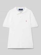 Polo Ralph Lauren Teens T-Shirt mit Polokragen in Weiss, Größe L