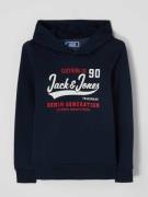 Jack & Jones Hoodie mit Logo-Print in Marine, Größe 128