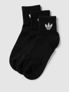 adidas Originals Socken mit Logo-Print im 3er-Pack in Black, Größe 34-...