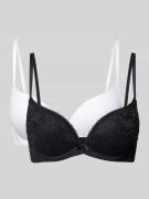 DORINA Push Up in Plunge Form Modell 'SONIA' im 2er-Pack in Black, Grö...