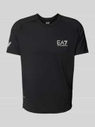 EA7 Emporio Armani T-Shirt mit Label-Print Modell 'VENTUS7' in Black, ...