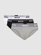 BOSS Slip mit Label-Details im 3er-Pack Modell 'Power' in Mittelgrau M...