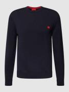 HUGO Regular Fit Strickpullover aus reine Baumwolle Modell 'CASSIUS' i...
