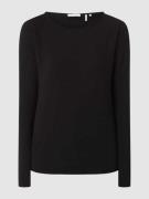 Rich & Royal Longsleeve aus Bio-Baumwolle in Black, Größe L