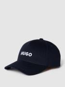 HUGO Cap mit Label-Stitching Modell 'Men-X' in Dunkelblau, Größe 1