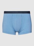 Schiesser Trunks mit Streifenmuster Modell 'Duality' in Bleu, Größe XL