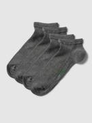 camano Sneakersocken mit Label-Detail im 4er-Pack Modell 'bamboo' in M...