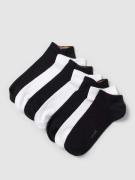 camano Sneakersocken mit Rippenbündchen im 7er-Pack Modell 'Soft' in W...