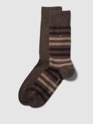 Tommy Hilfiger Socken mit Label-Detail im 2er-Pack Modell 'DUO STRIPE ...