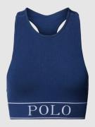 Polo Ralph Lauren Bralette mit Label-Detail in Marine, Größe L