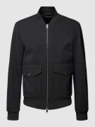 Tommy Hilfiger Bomberjacke aus Viskose-Mix mit Pattentaschen in Marine...