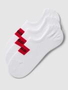HUGO Sneakersocken im 3er-Pack Modell 'LABEL' in Weiss, Größe 43-46