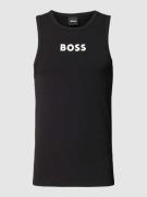 BOSS Tanktop mit Label-Print in Black, Größe L