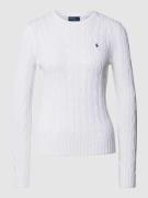 Polo Ralph Lauren Strickpullover mit Label-Stitching Modell 'JULIANNA'...