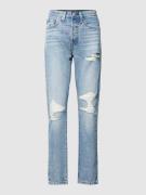 Levi's® Skinny Fit Jeans im Used-Look in Hellblau, Größe 26/30
