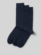 HUGO Socken mit Label-Detail im 3er-Pack Modell 'UNI COLORS' in Dunkel...