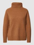 Fynch-Hatton Strickpullover mit Rollkragen in Camel, Größe XXL