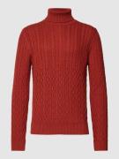 JOOP! Collection Rollkragenpullover mit Zopfmuster Modell 'Carlon' in ...