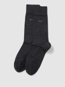 BOSS Socken mit Strukturmuster im 2er-Pack in Anthrazit, Größe 39-42