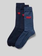 Levi's® Socken mit Label-Details im 3er-Pack in Blau, Größe 39-42