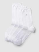 Tommy Hilfiger Socken mit Label-Stitching im 4er-Pack in Weiss, Größe ...
