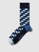 Happy Socks Socken mit Allover-Muster Modell 'FILLED OPTIC' in Blau, G...