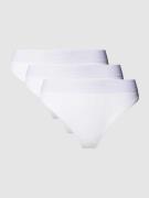 Marc O'Polo String mit elastischem Logo-Bund im 3er-Pack in Weiss, Grö...