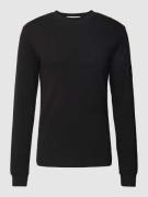 Calvin Klein Jeans Longsleeve aus Baumwolle mit Strukturmuster Modell ...