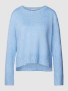 Tom Tailor Strickpullover mit Rundhalsausschnitt in Hellblau, Größe XS