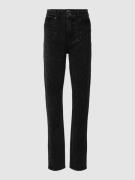 Only Straight Fit Jeans mit Ziersteinbesatz Modell 'EMILY' in Black, G...