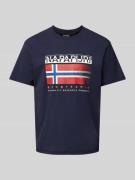 Napapijri T-Shirt mit Label- und Statement-Print Modell 'S-KREIS' in M...