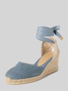 Castañer Wedges mit Keilabsatz Modell 'CARINA' in Jeansblau, Größe 37