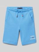 Tommy Hilfiger Teens Regular Fit Sweatshorts mit Label-Print in Bleu, ...