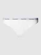 Calvin Klein Underwear String in unifarbenem Design in Weiss, Größe L