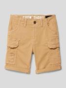 Alpha Industries Cargoshorts mit Label-Detail Modell 'CREW' in Sand, G...