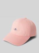 Gant Cap mit Label-Stitching in Rosa, Größe L