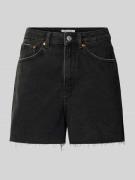 Tom Tailor Denim Jeansshorts mit 5-Pocket-Design in Black, Größe S