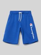 CHAMPION Sweatshorts mit Logo-Stitching in Royal, Größe 104