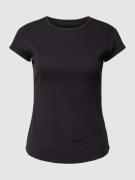 Sloggi T-Shirt in Ripp-Optik Modell 'Go Ribbed' in Black, Größe S