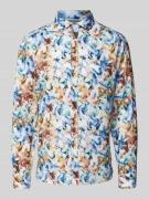 OLYMP Level Five Regular Fit Freizeithemd aus reinem Leinen in Bleu, G...